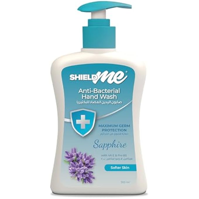 SHIELDME ANTIBACTERIAL HANDWASH LIQUID SOAP, 300ML - SAPPHIRE - Image 1